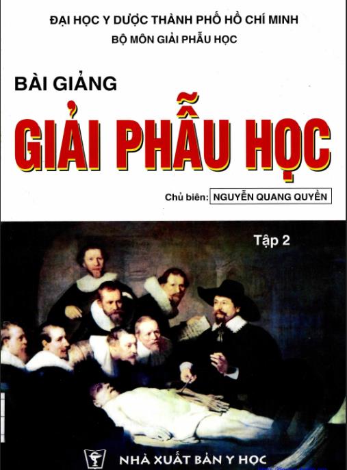 Bài Giảng Giải Phẫu Học Tập 2