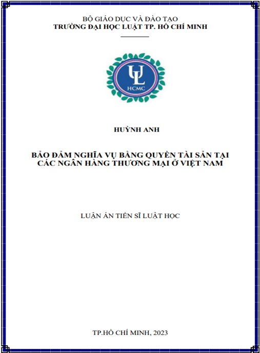Bảo đảm nghĩa vụ bằng quyền tài sản tại các ngân hàng thương mại