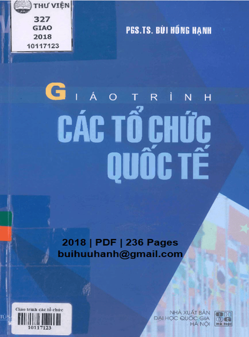 Giáo Trình Các Tổ Chức Quốc Tế –