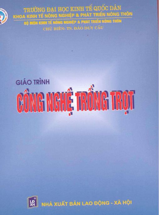 Giáo Trình Công Nghệ Trồng Trọt –