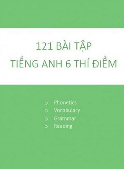 121 Bài Tập Tiếng Anh Lớp 6 Thí Điểm