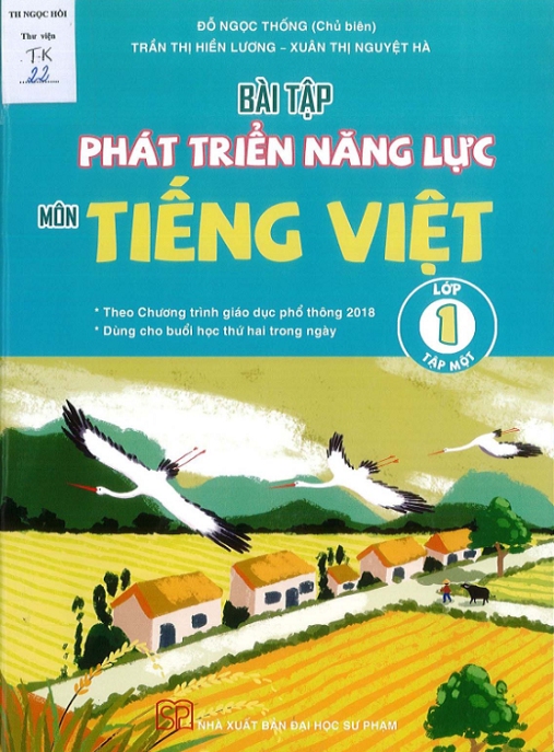 Bài Tập Phát Triển Năng Lực Môn Tiếng Việt Lớp 1 Tập 1