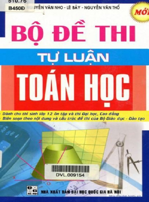 Bộ Đề Thi Tự Luận Toán Hoc