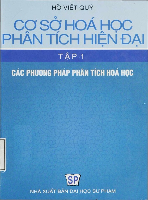 Cơ Sở Hóa Học Phân Tích Hiện Đại Tập 1 – Các Phương Pháp Phân Tích Hóa Học