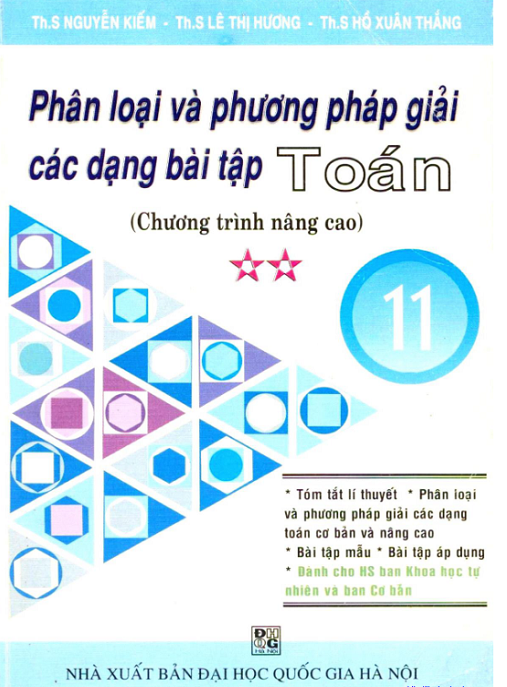 Phân Loại Và Phương Pháp Giải Các Dạng Bài Tập Toán Lớp 11 Tập 2