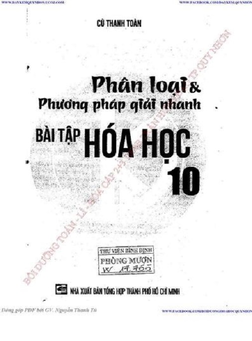 Phân Loại Và Phương Pháp Giải Nhanh Bài Tập Hóa Học Lớp 10