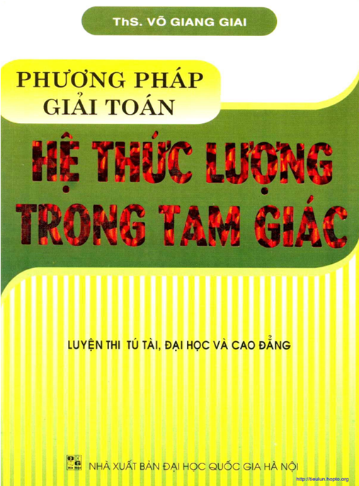 Phương Pháp Giải Hệ Thức Lượng Trong Tam Giác