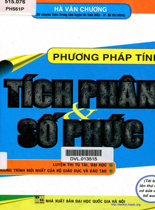 Phương Pháp Tính Tích Phân Và Số Phức