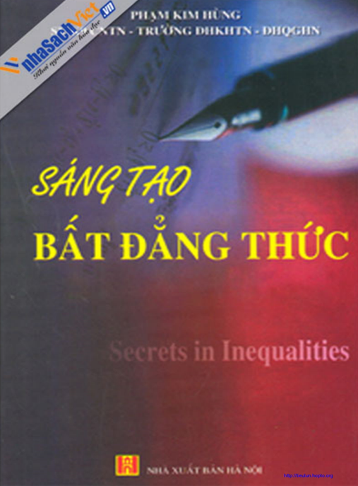 Sáng Tạo Bất Đẳng Thức