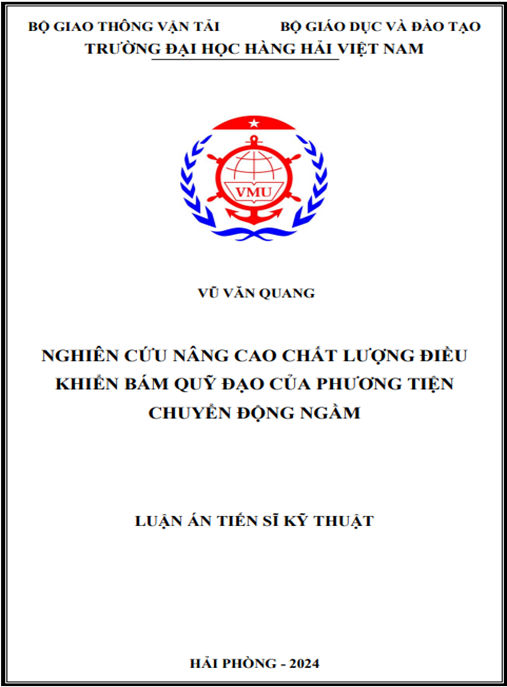 Nghiên cứu nâng cao chất lượng điều khiển bám quỹ đạo của phương tiện chuyển động ngầm
