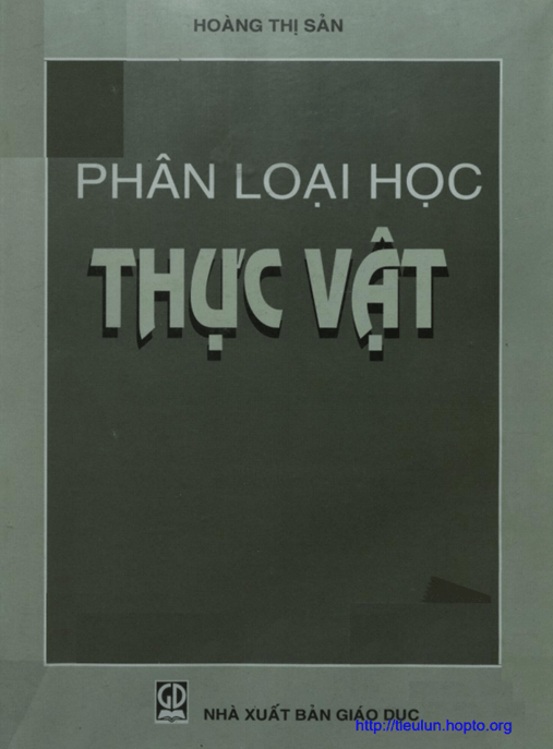 Phân Loại Học Thực Vật –