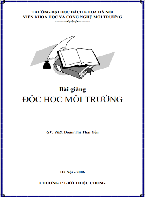Bài Giảng Độc Học Môi Trường
