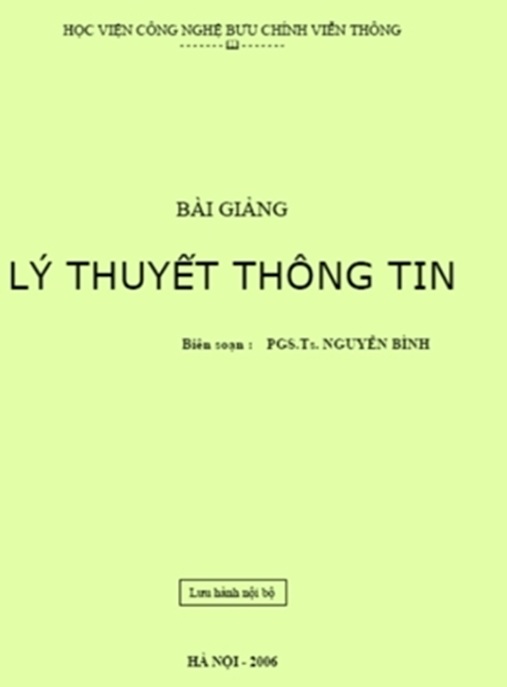 Bài Giảng Lý Thuyết Thông Tin