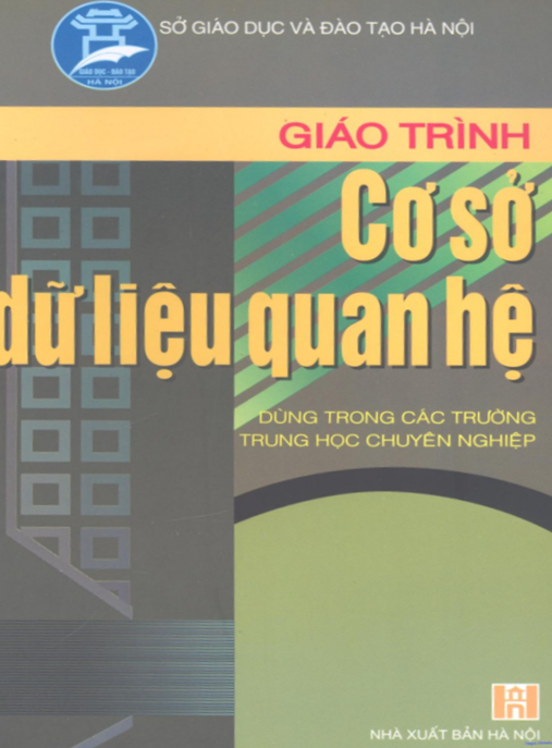 Giáo Trình Cơ Sở Dữ Liệu Quan Hệ