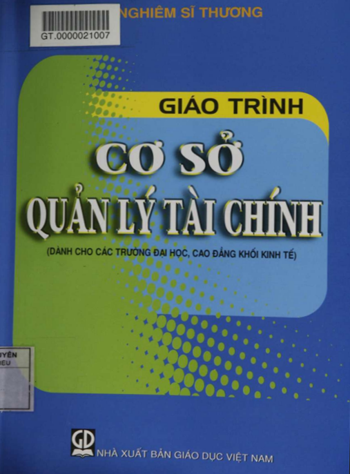 Giáo Trình Cơ Sở Quản Lý Tài Chính