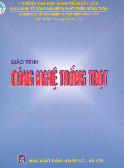 Giáo Trình Công Nghệ Trồng Trọt