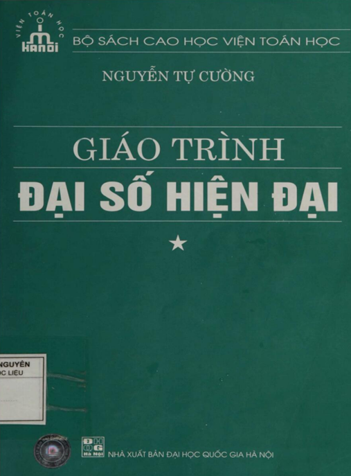 Giáo Trình Đại Số Hiện Đại Tập 1