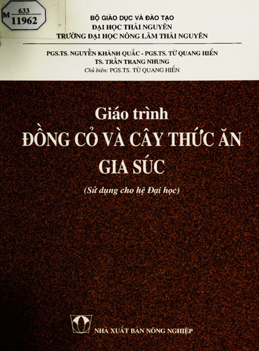 Giáo Trình Đồng Cỏ Và Cây Thức Ăn Gia Súc