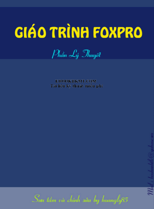 Giáo Trình Foxpro