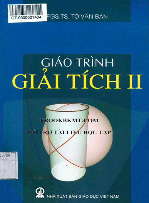 Giáo Trình Giải Tích Tập 2