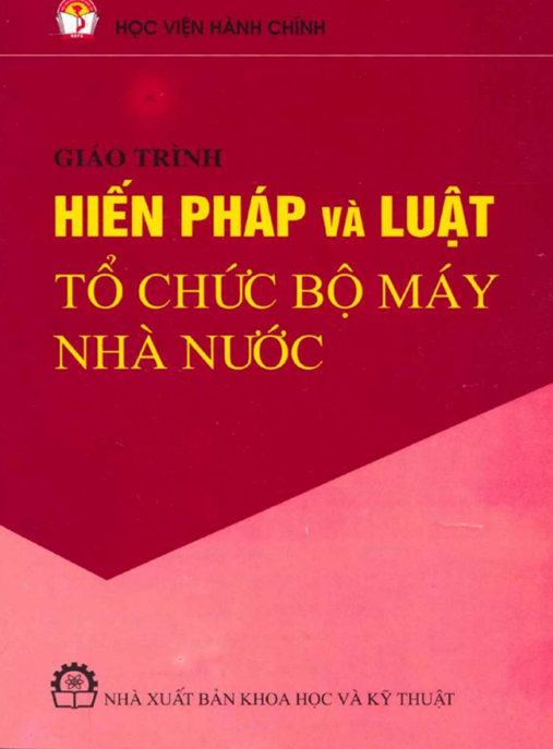 Giáo Trình Hiến Pháp Và Luật Tổ Chức Bộ Máy Nhà Nước