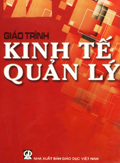 Giáo Trình Kinh Tế Quản Lý
