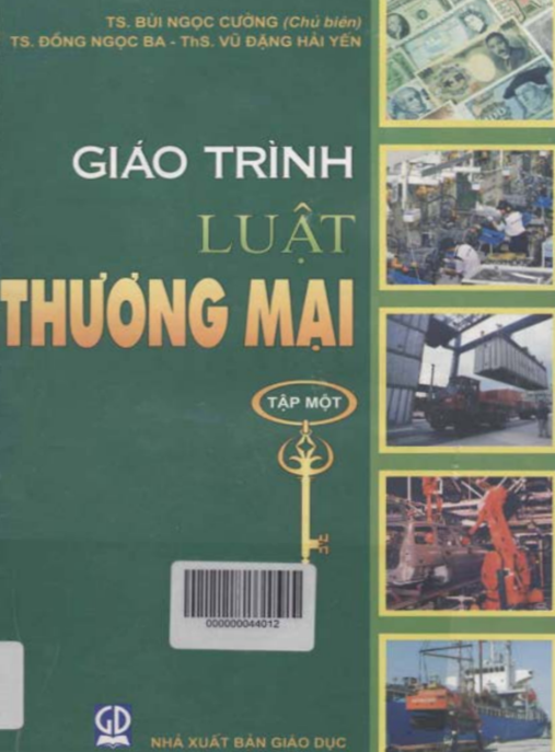 Giáo Trình Luật Thương Mại Tập 1
