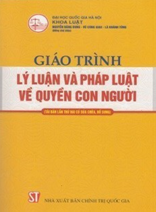 Giáo Trình Lý Luận Và Pháp Luật Về Quyền Con Người