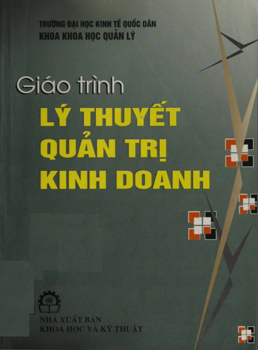 Giáo Trình Lý Thuyết Quản Trị Kinh Doanh