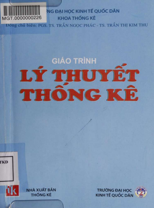 Giáo Trình Lý Thuyết Thống Kê