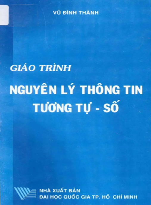 Giáo Trình Nguyên Lý Thông Tin Tương Tự Số