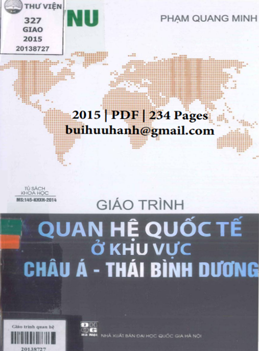 Giáo Trình Quan Hệ Quốc Tế Ở Khu Vực Châu Á Thái Bình Dương