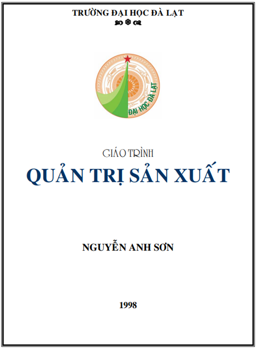Giáo Trình Quản Trị Sản Xuất