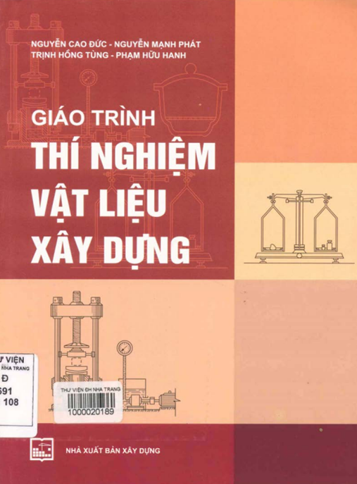 Giáo Trình Thí Nghiệm Vật Liệu Xây Dựng