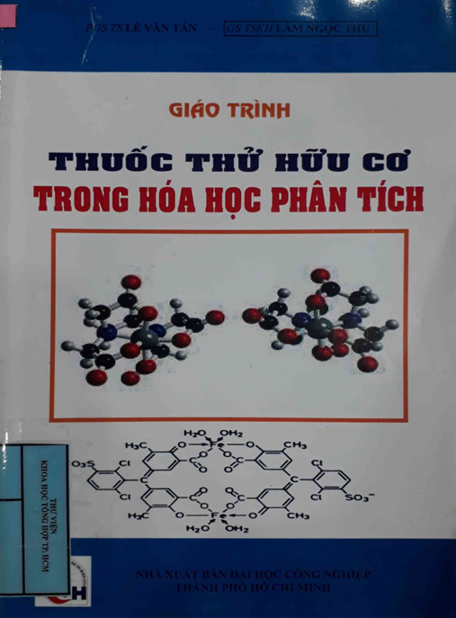 Giáo Trình Thuốc Thử Hữu Cơ Trong Hóa Phân Tích