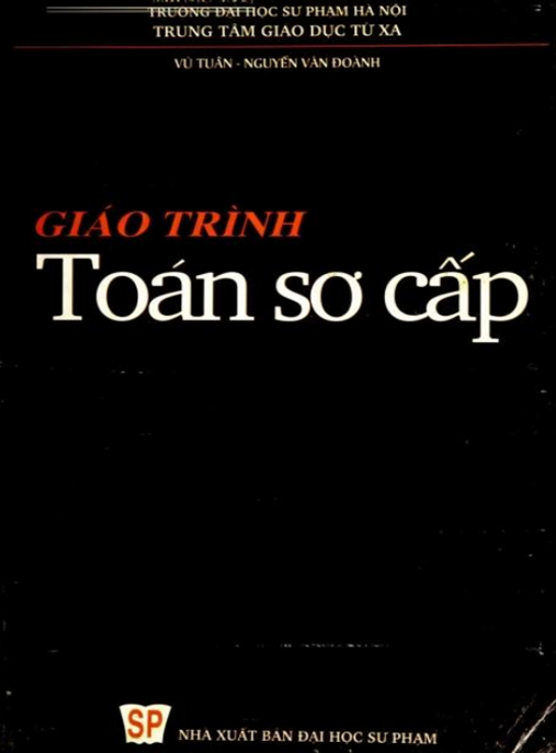 Giáo Trình Toán Sơ Cấp