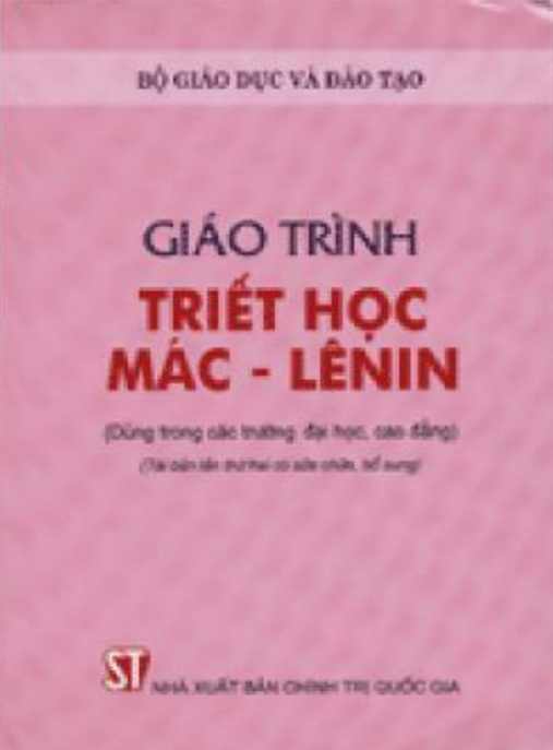 Giáo Trình Triết Học Mác Lênin