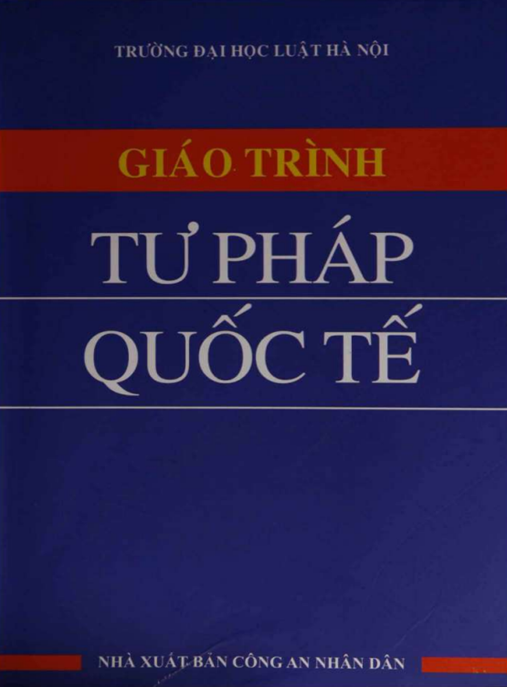 Giáo Trình Tư Pháp Quốc Tế