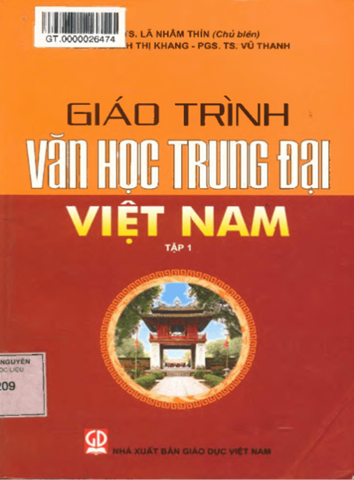 Giáo Trình Văn Học Trung Đại Việt Nam Tập 1