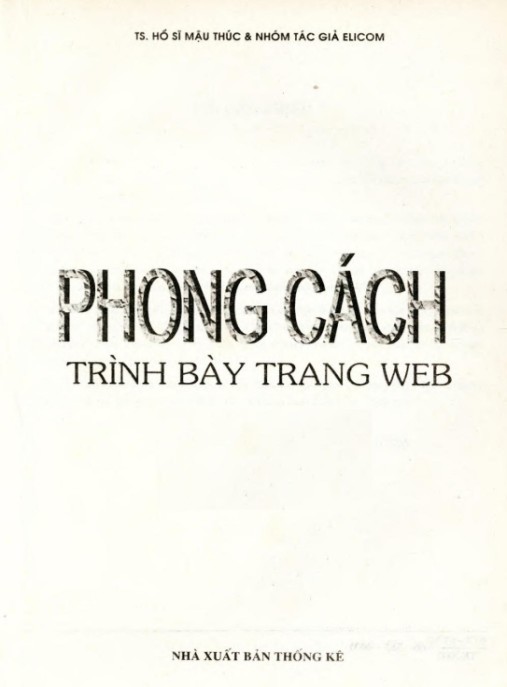 Phong cách trình bày trang web – Phần 2