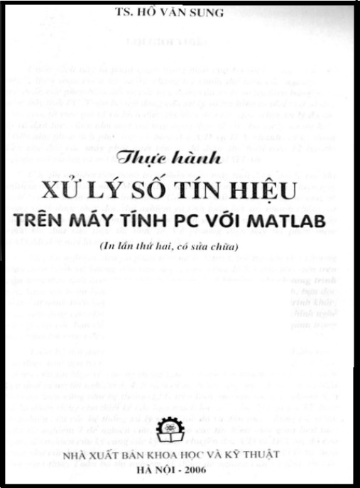 Thực hành xử lý số tín hiệu trên máy tính PC với MATLAB – Phần 2
