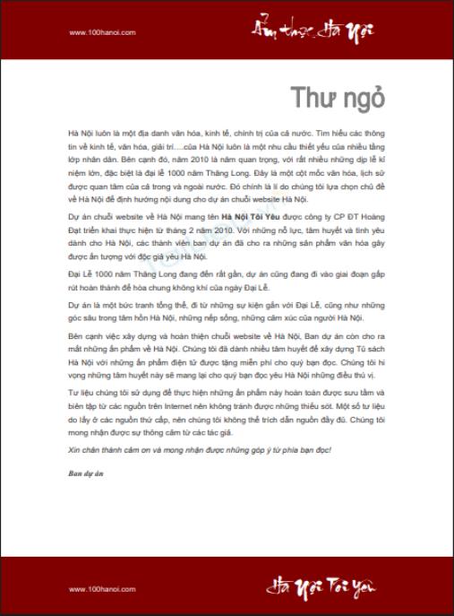 Ẩm thực Hà Thành