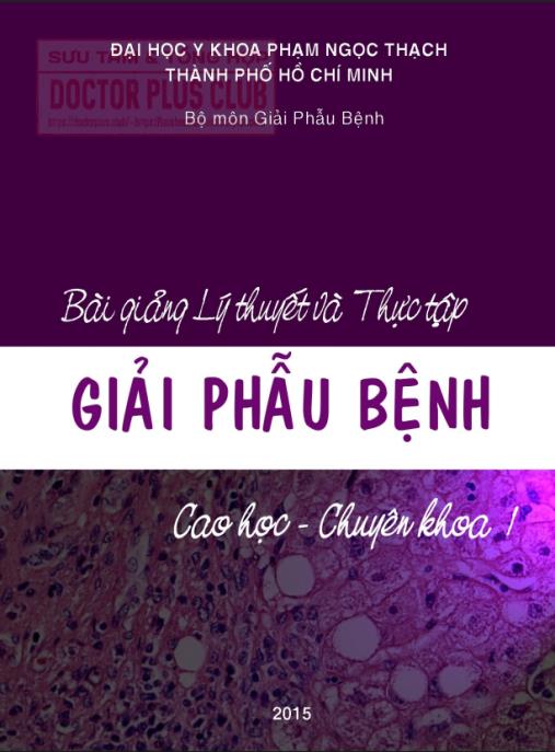 Bài Giảng Lý Thuyết Và Thực Tập Giải Phẫu Bệnh
