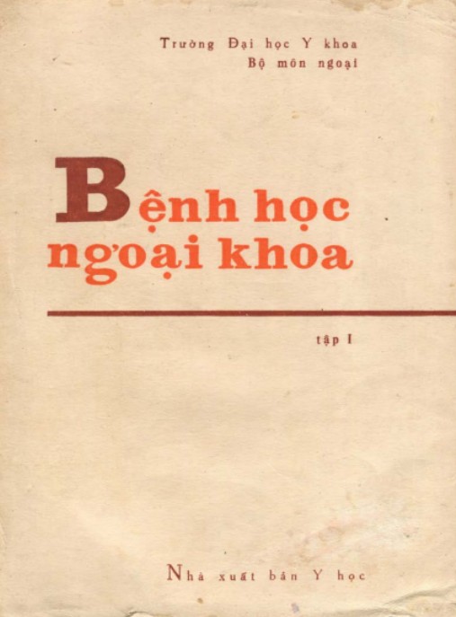 Bệnh Học Ngoại Khoa Tập 1