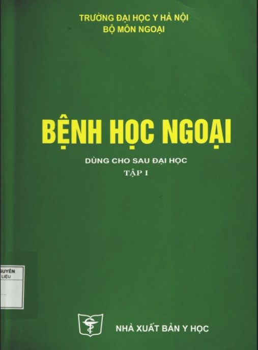 Bệnh Học Ngoại Tập 1