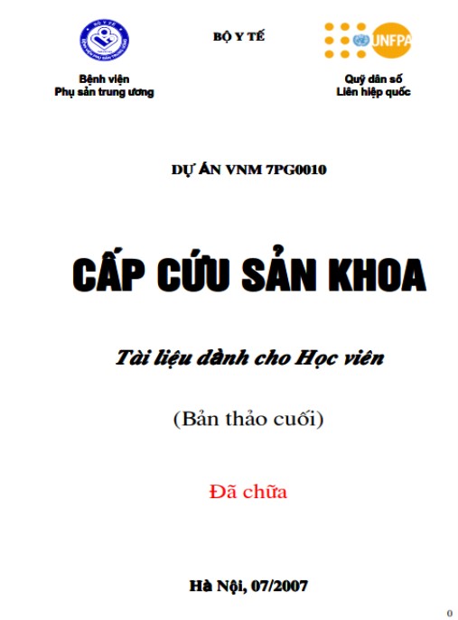 Cấp Cứu Sản Khoa