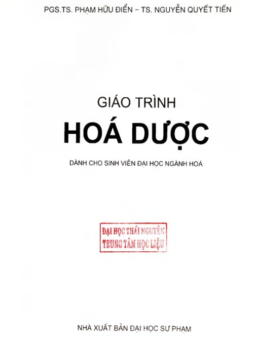 Giáo Trình Hóa Dược
