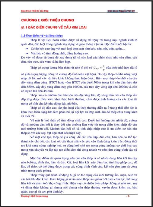 Giáo Trình Thiết Kế Cầu Thép