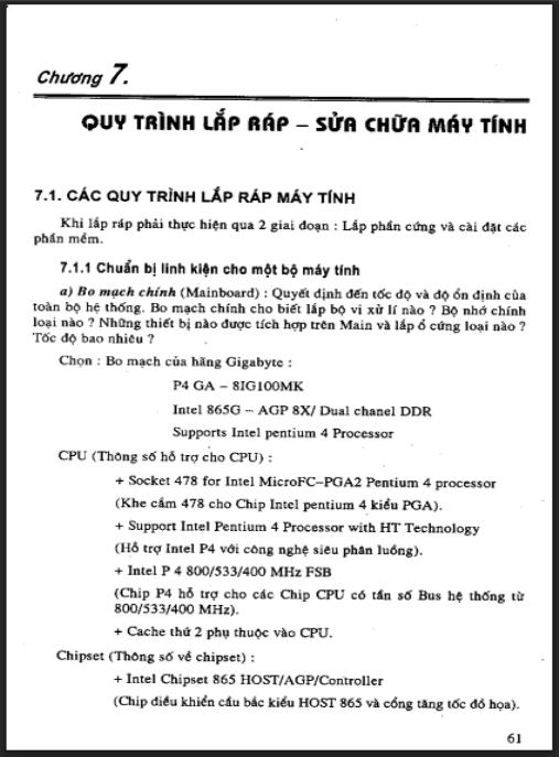 Giáo trình Bảo trì và quản lý phòng máy tính Phần 2