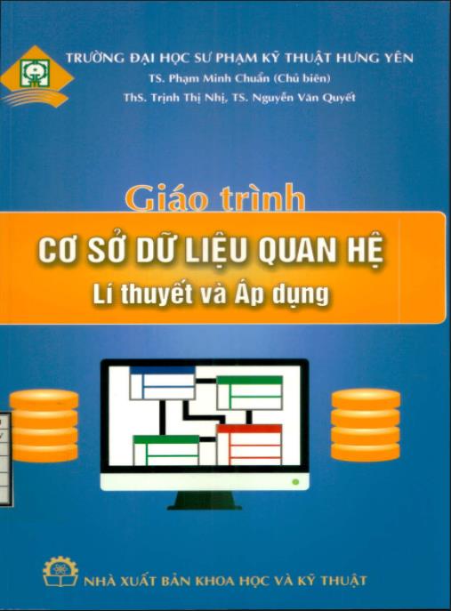 Giáo trình Cơ sở dữ liệu quan hệ Lý thuyết và Áp dụng